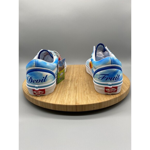 Vans One Piece Devil Fruit Skate Sneaker Old Skool Shoes Blue Mens 7.5 Womens 9 - Picture 6 of 16